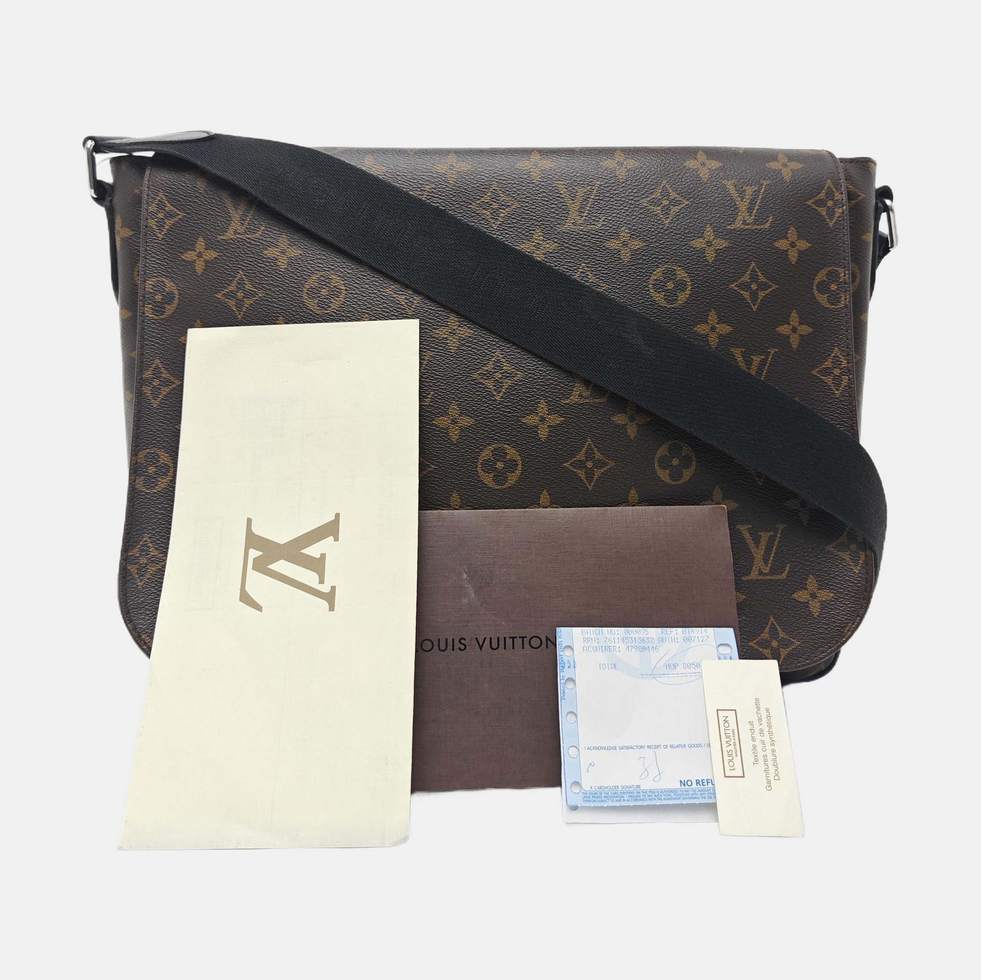 VINTAGE BEAUBOURG Monogram Coated Canvas Brown