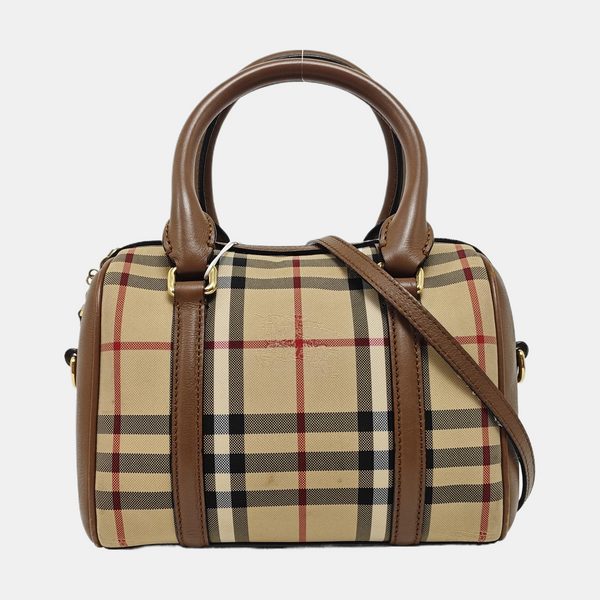 Canvas Shoulder Bag Beige