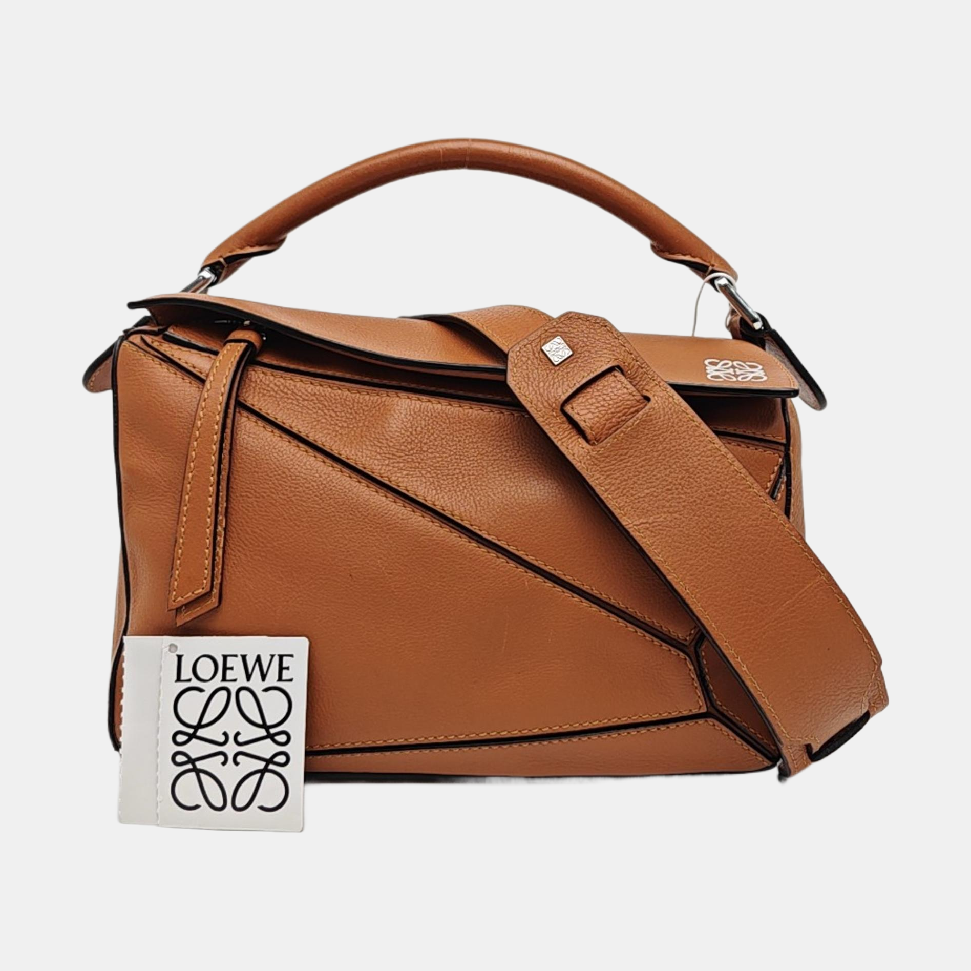 Puzzle Small Calfskin Brown