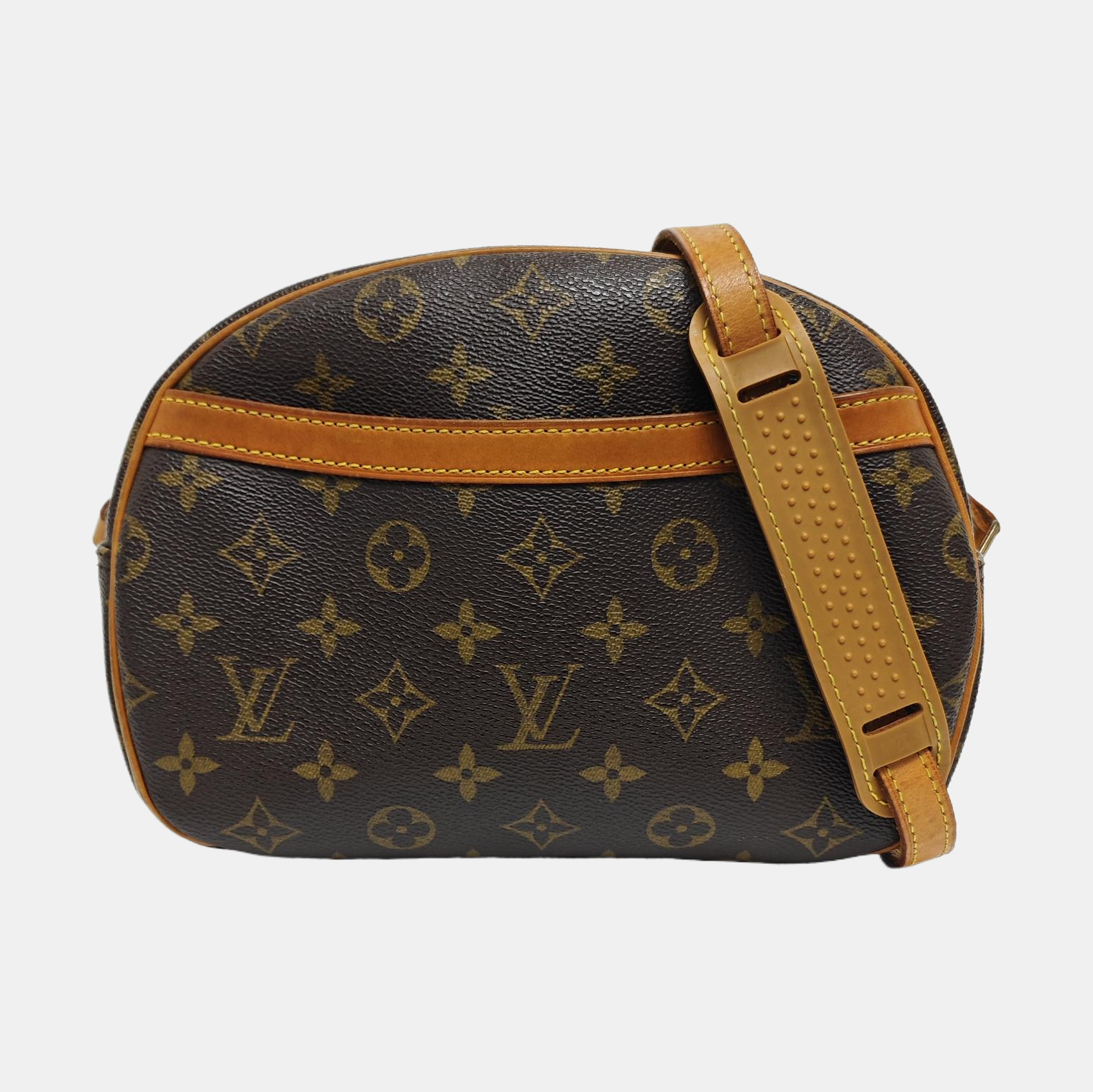 BLOIS PM Monogram Coated Canvas Brown