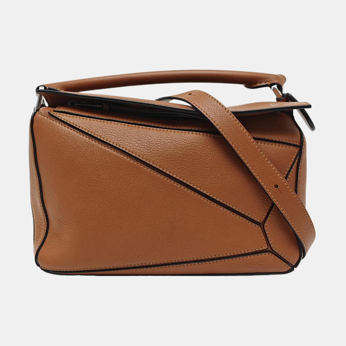 Puzzle Small Calfskin Brown