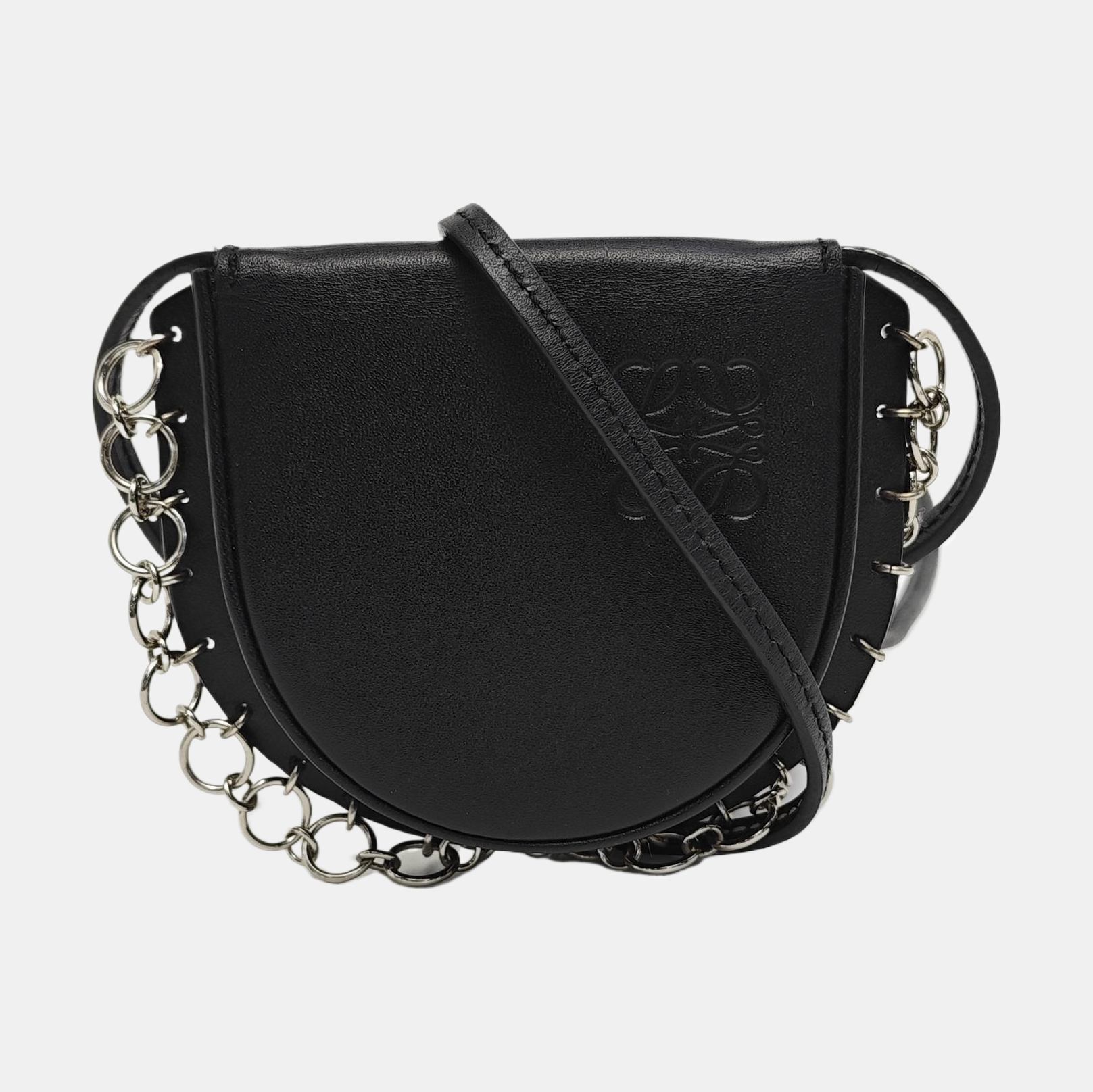 Heel Leather Black