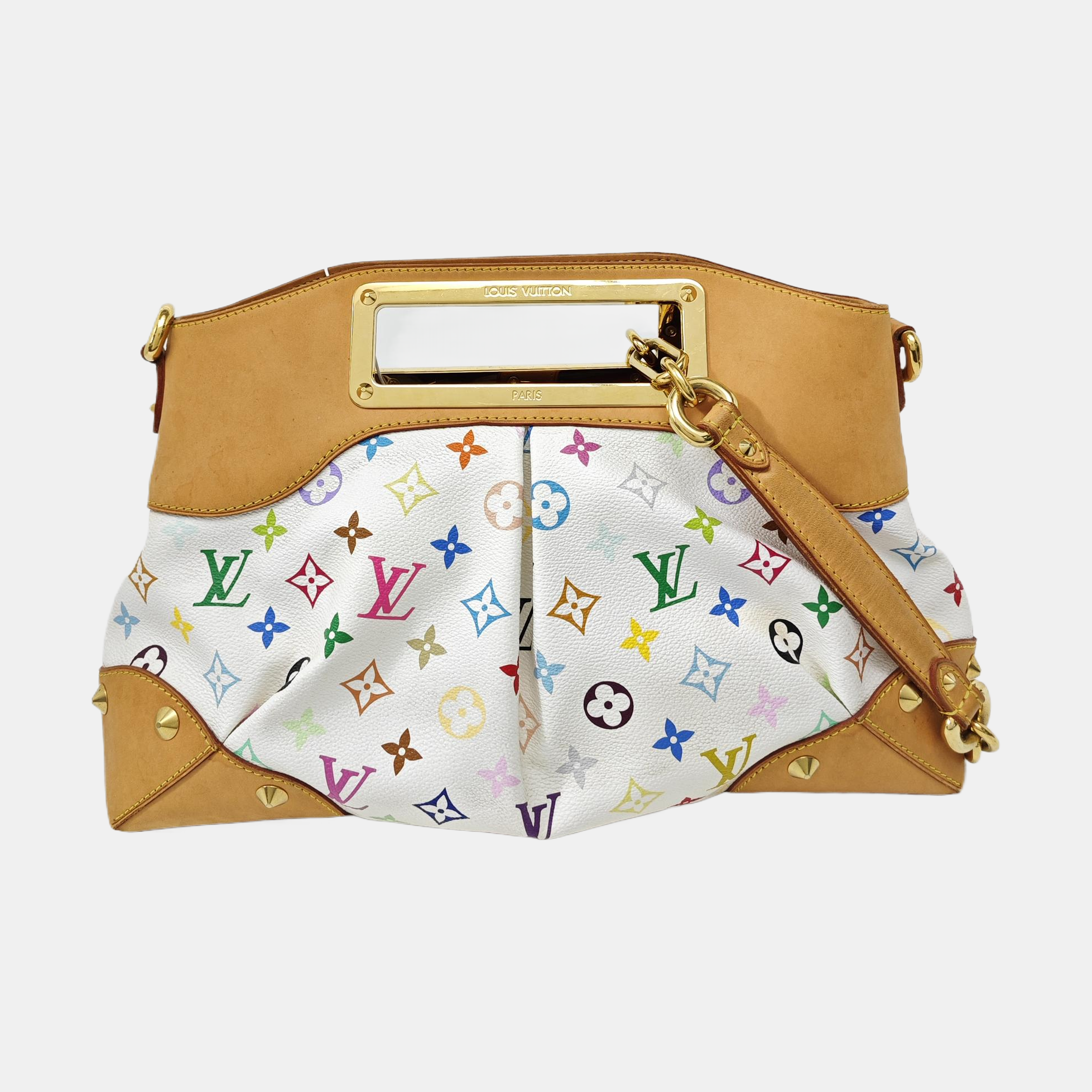 LV × TM JUDY MM Monogram Coated Canvas White