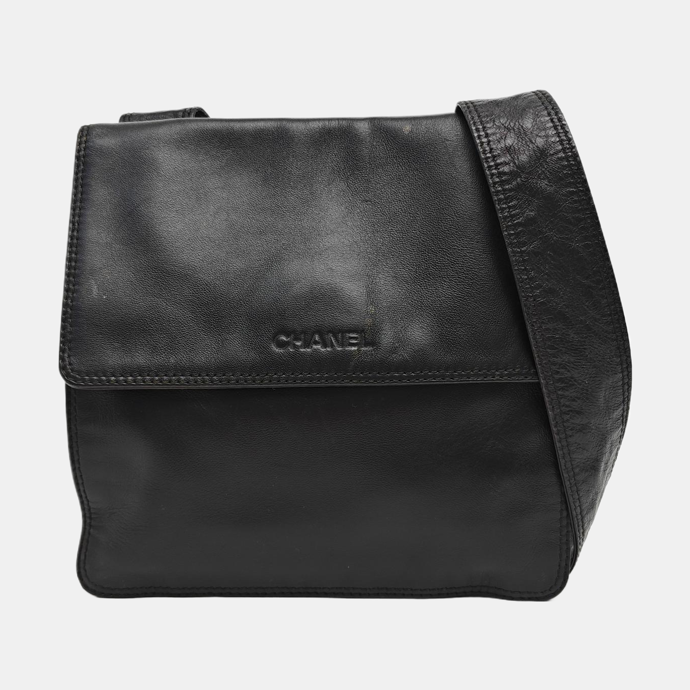 Lambskin Shoulder Bag Black
