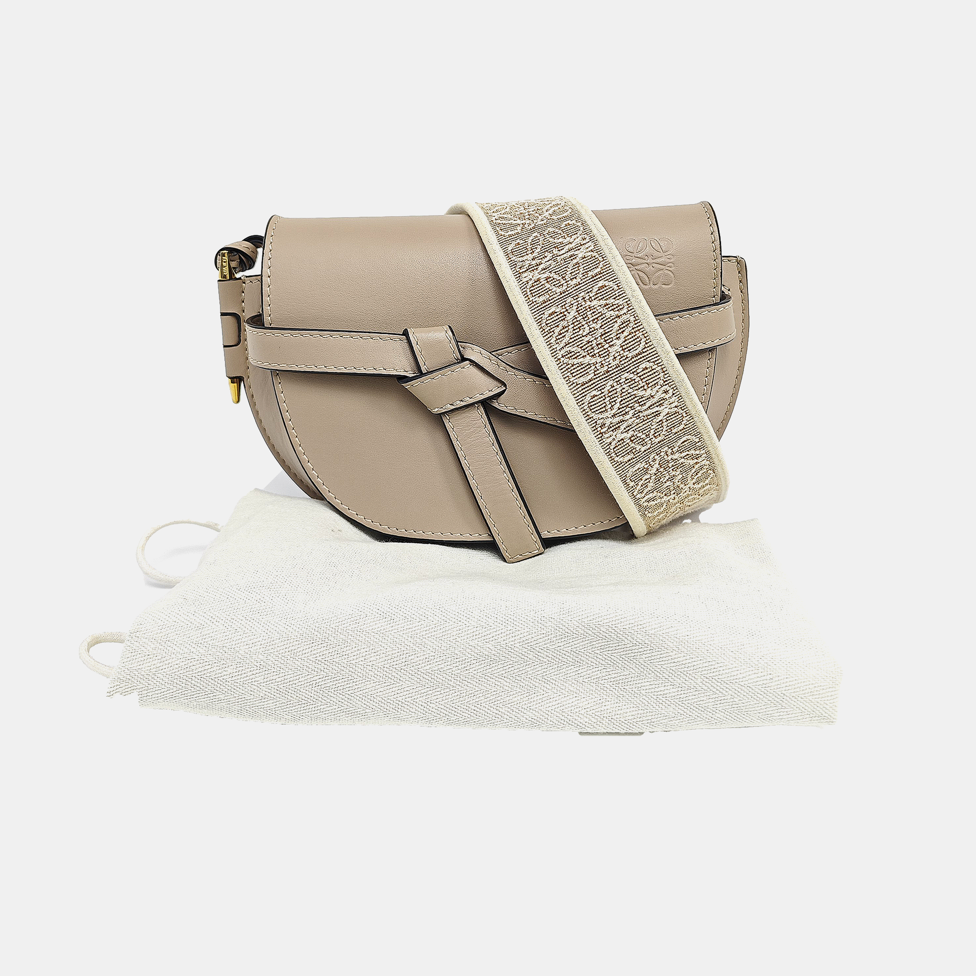 Gate Mini Calfskin Beige