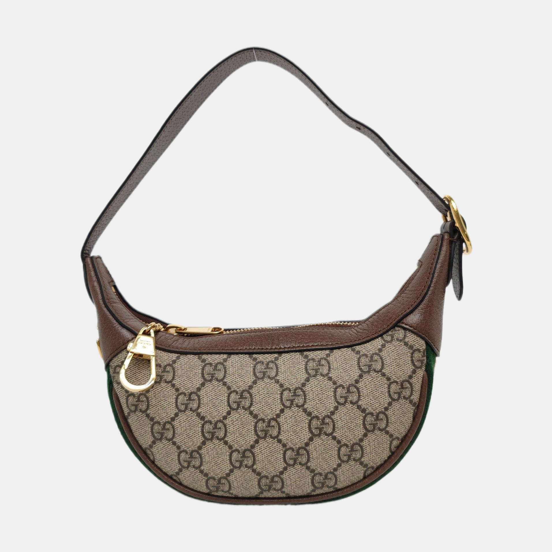 Ophidia Mini Monogram Coated Canvas Beige