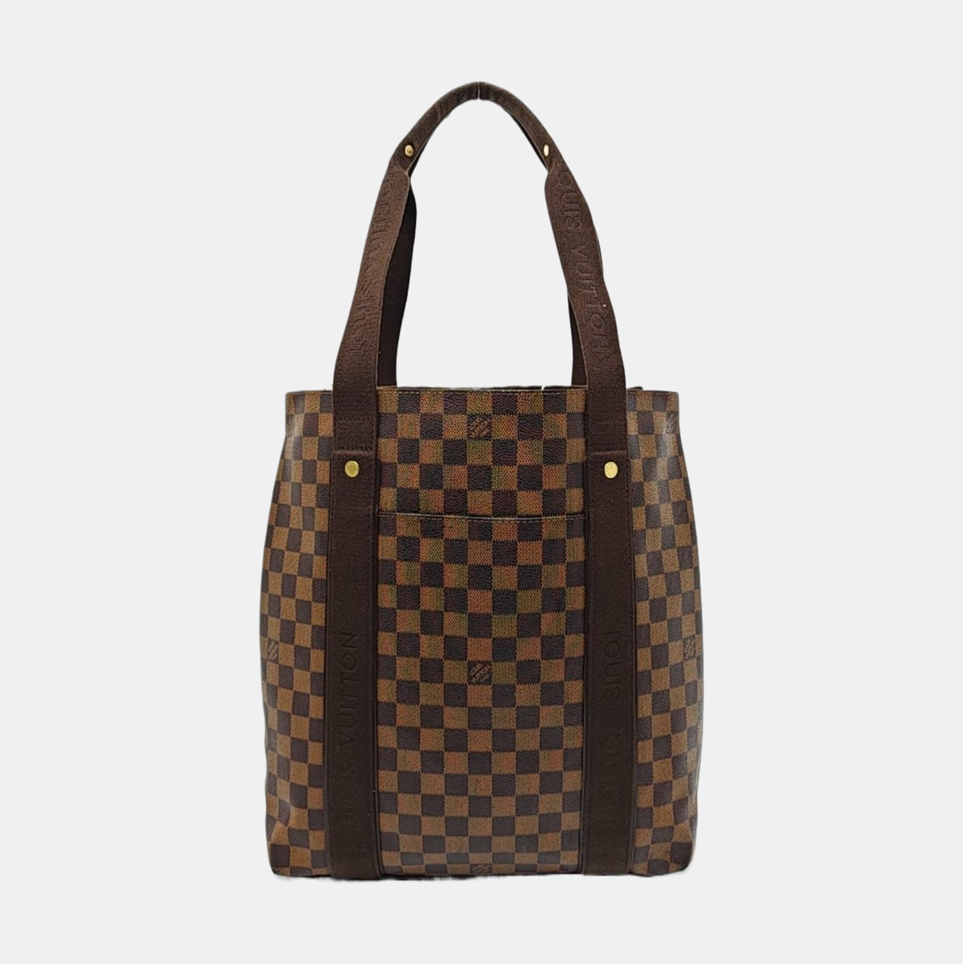 VINTAGE BEAUBOURG Damier Ebene Coated Canvas Brown
