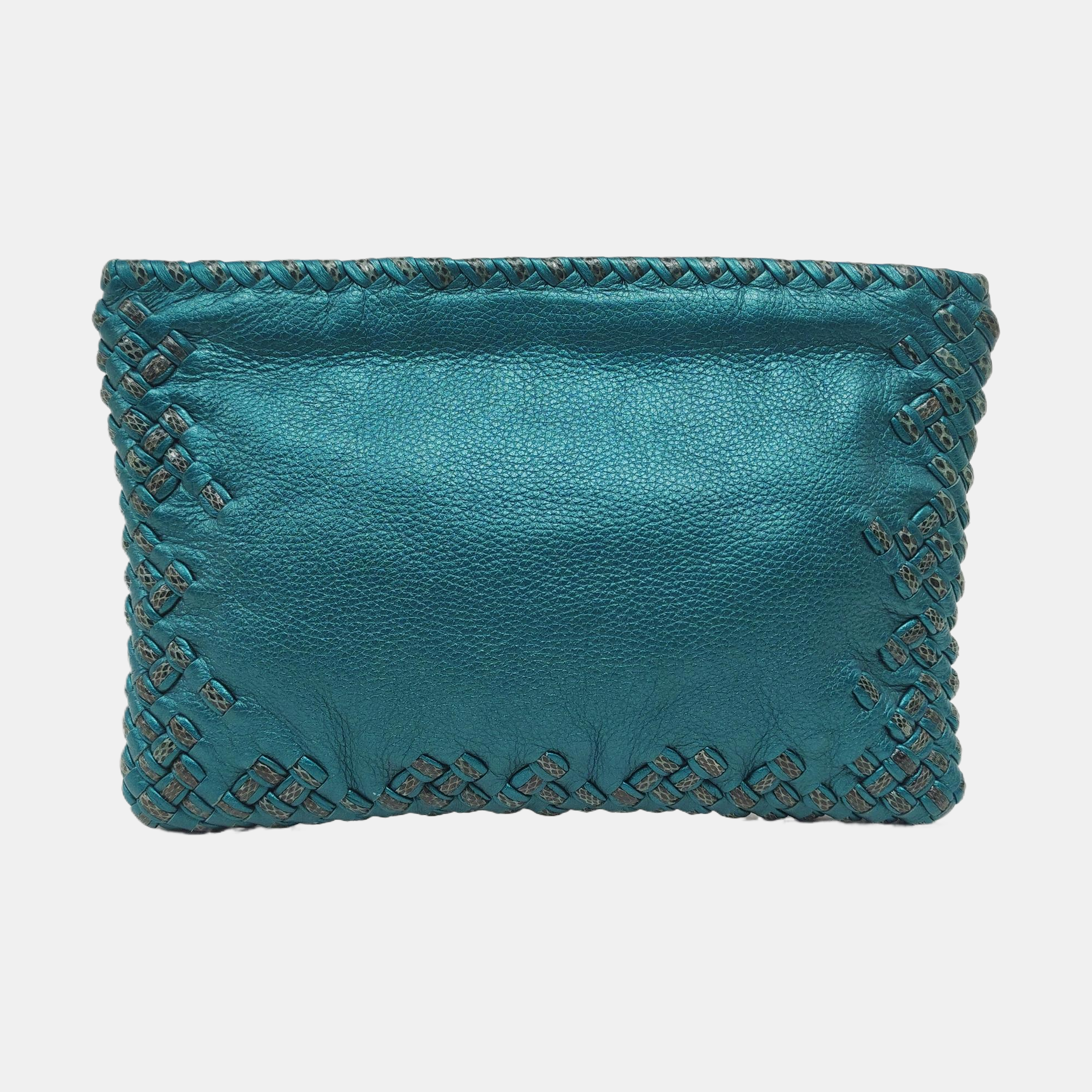 Calfskin Clutch Blue