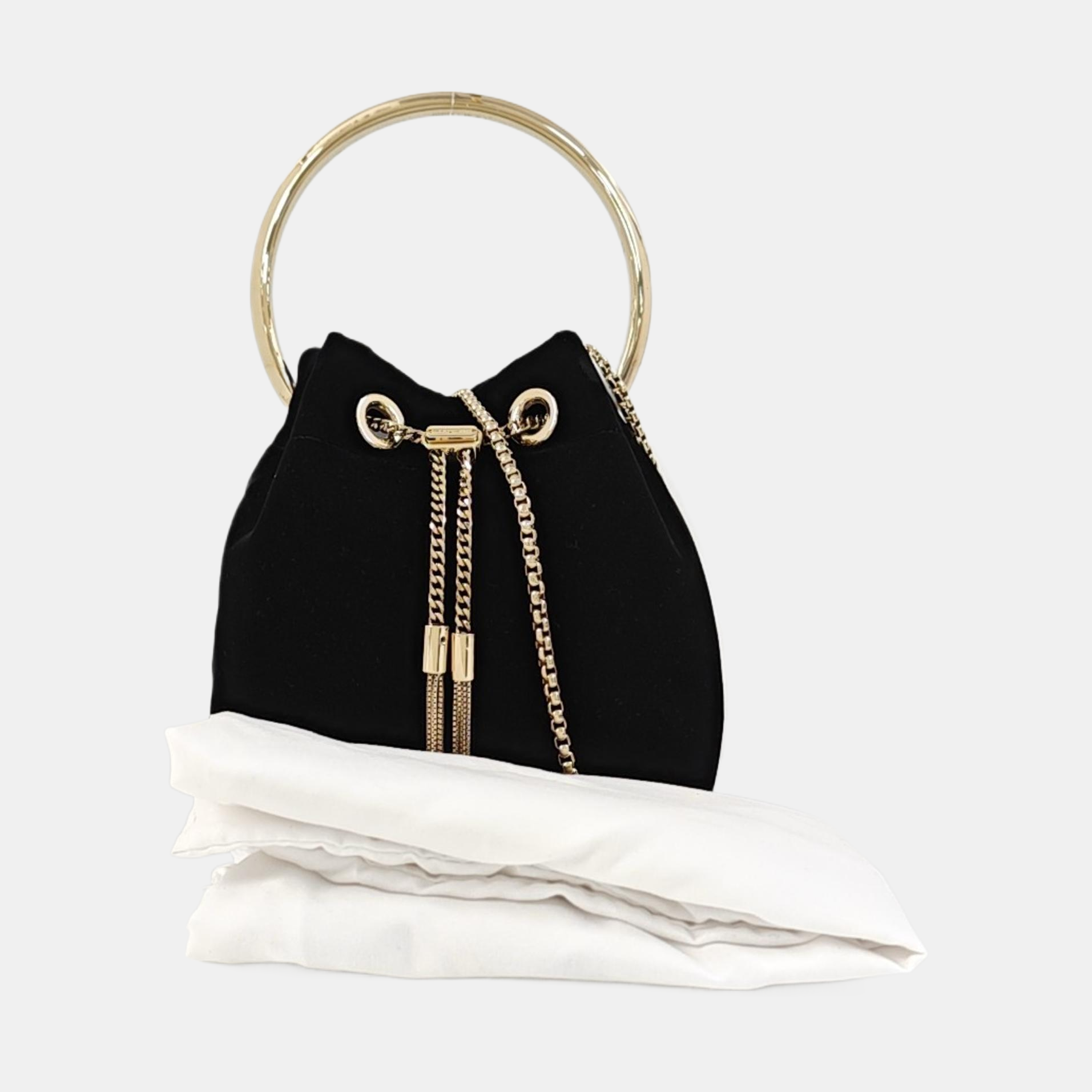 Suede Shoulder Bag Black