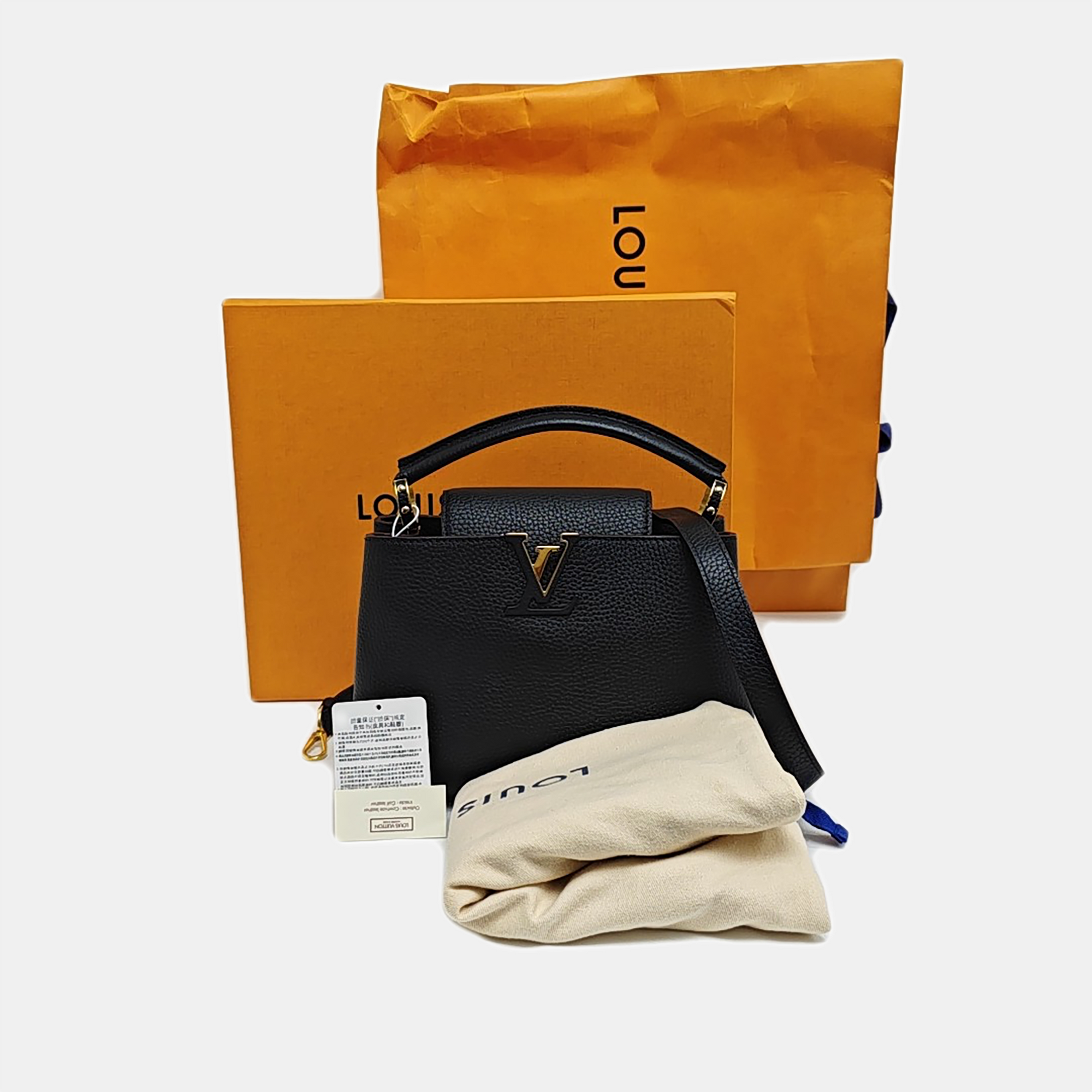 CAPUCINES BB Calfskin Black