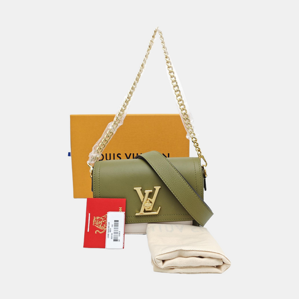LOCKME TENDER Calfskin Green