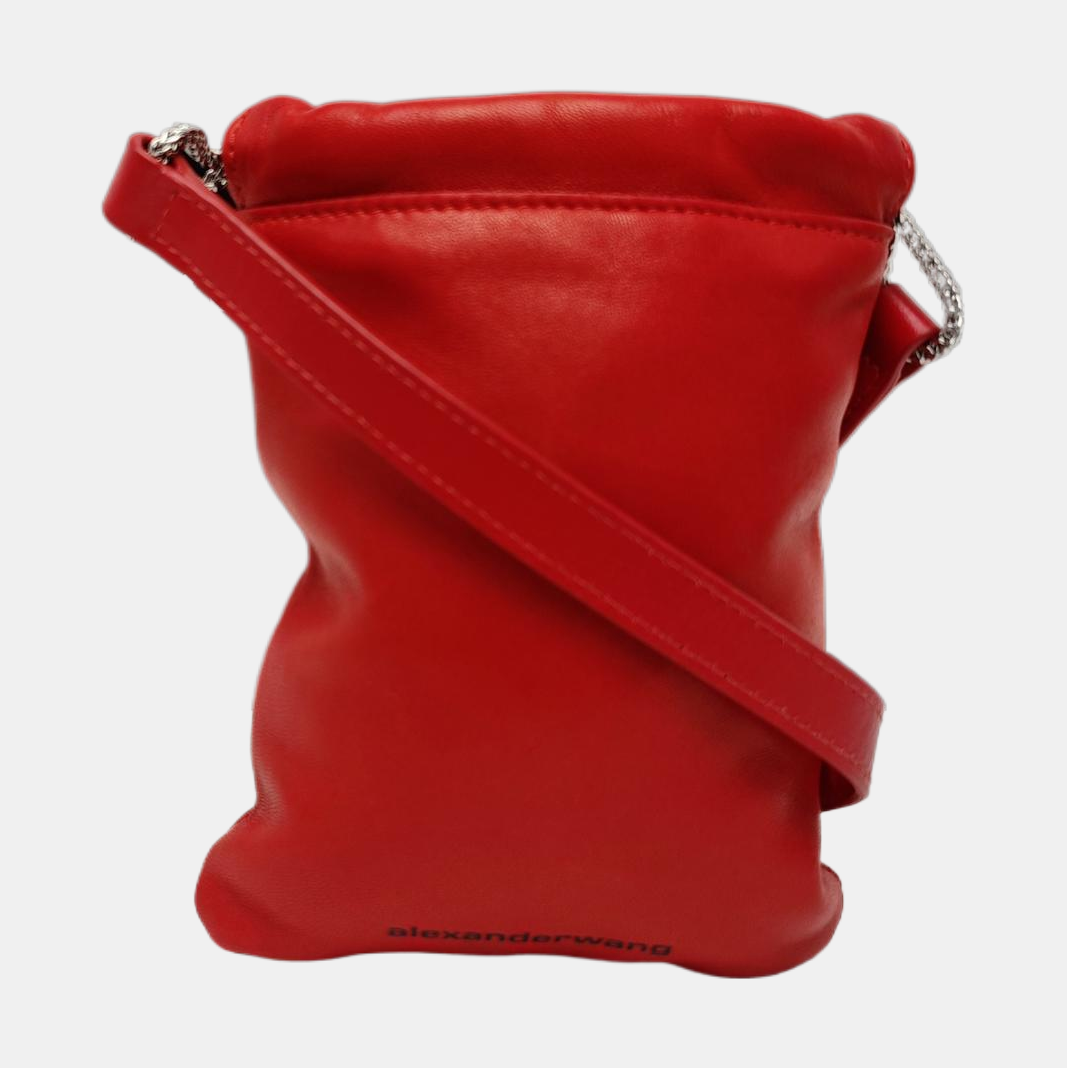 Lambskin Shoulder Bag Red