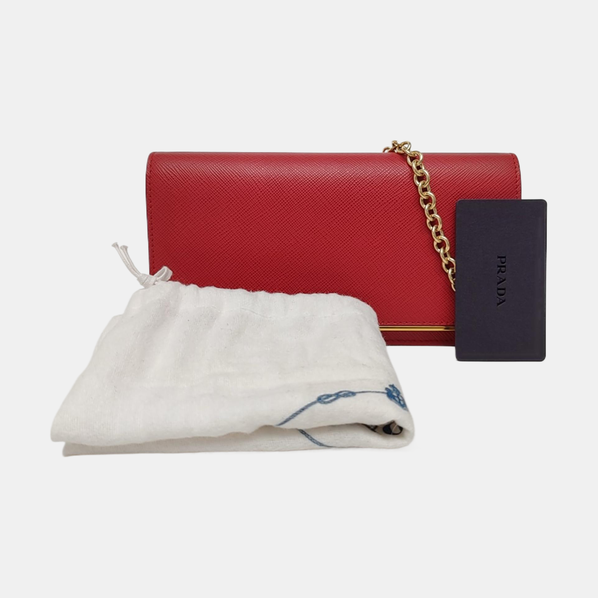 Saffiano Calfskin Red