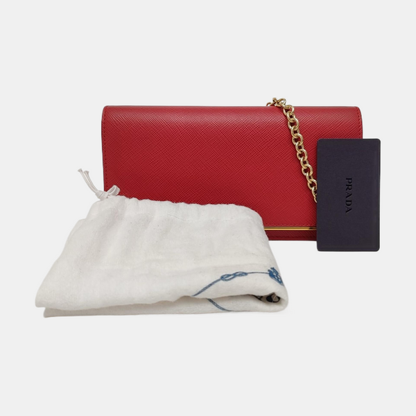 Saffiano Calfskin Red