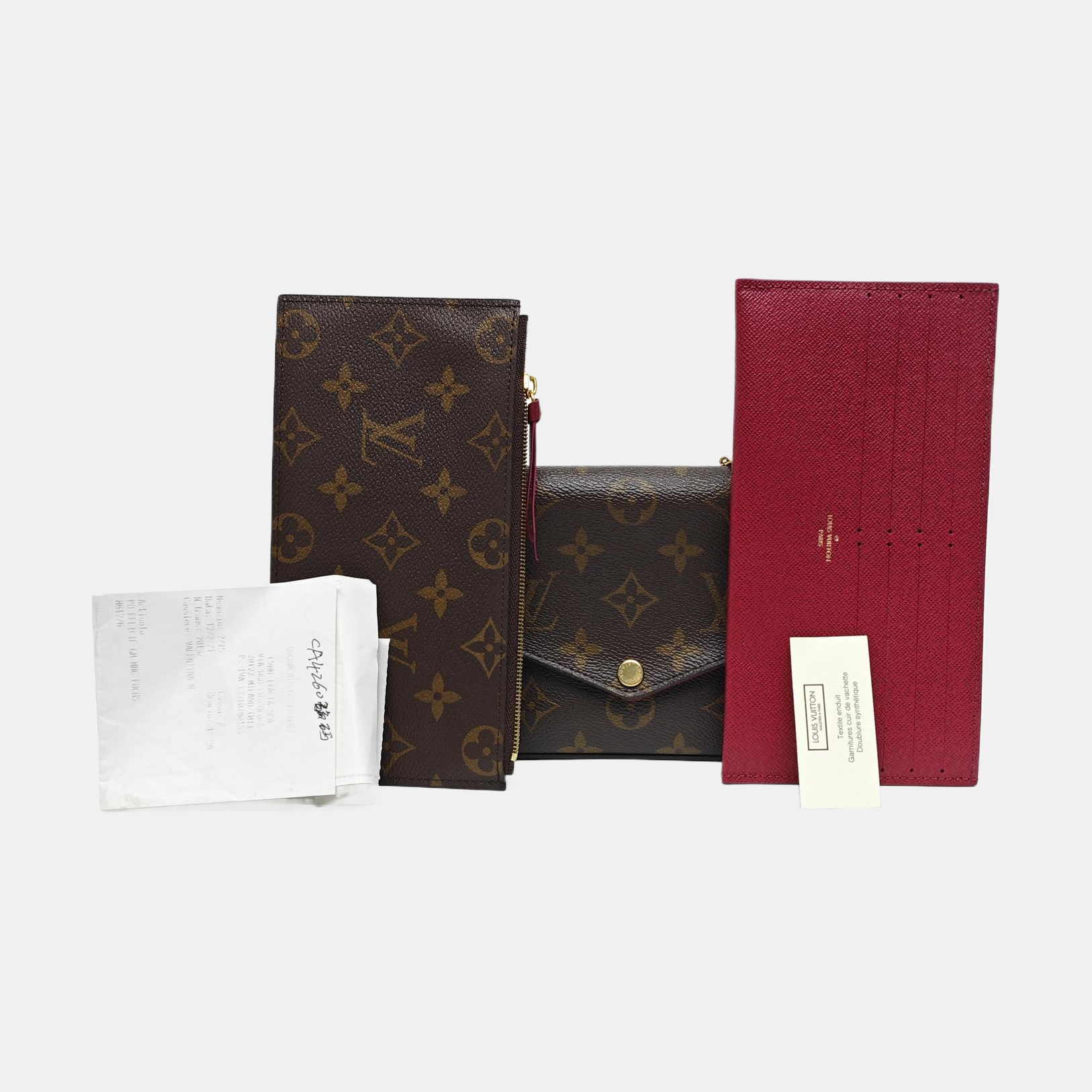 FÉLICIE Monogram Coated Canvas Brown