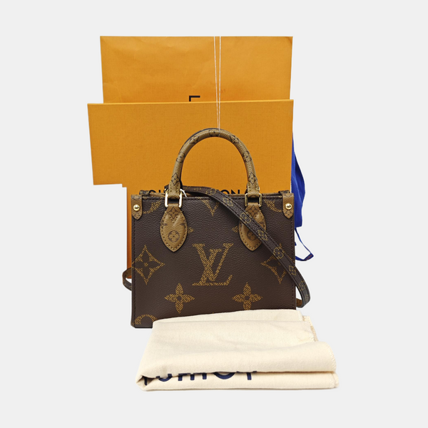 ONTHEGO BB Monogram Coated Canvas Brown