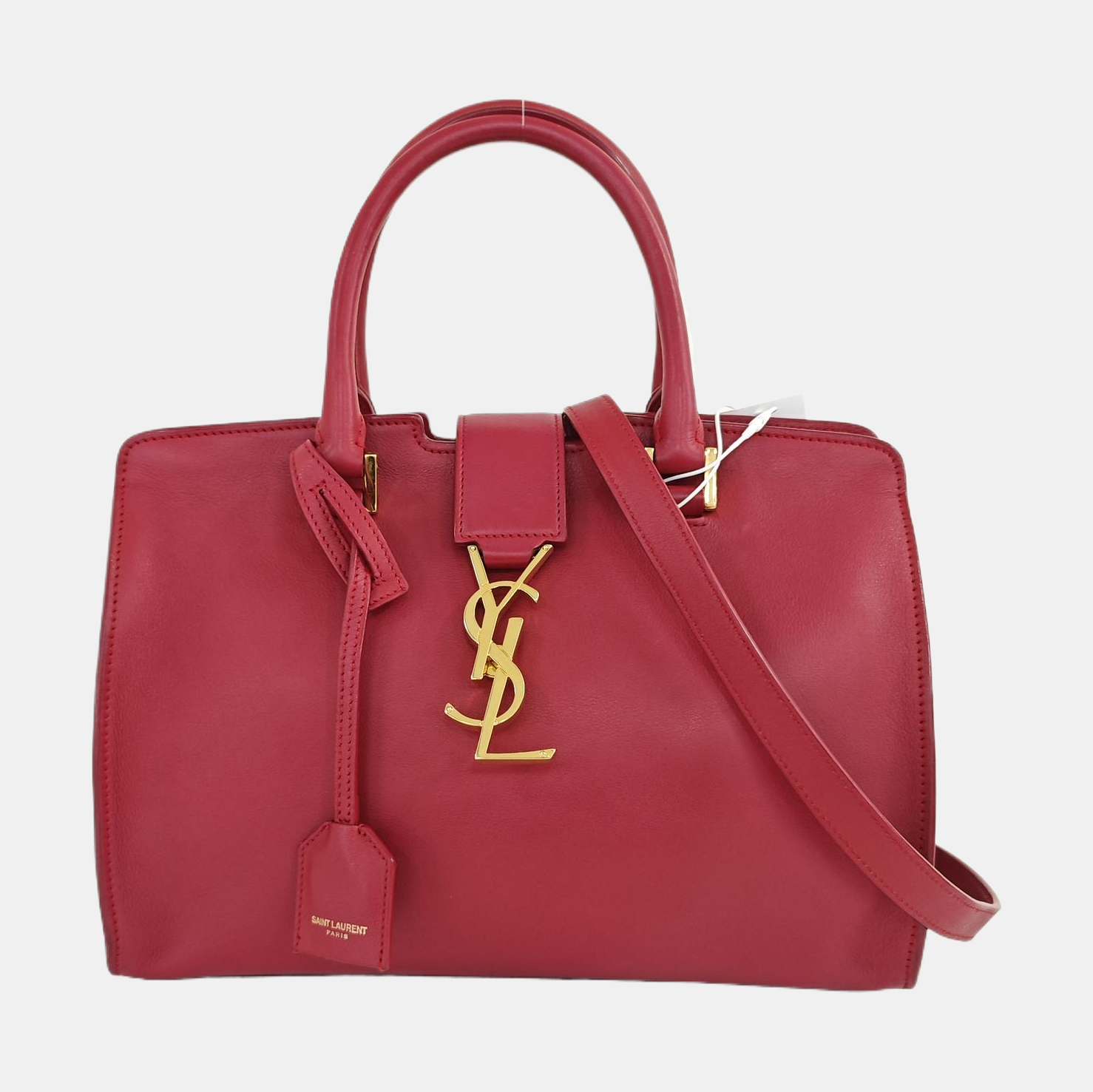 MONOGRAM CABAS Calfskin Red