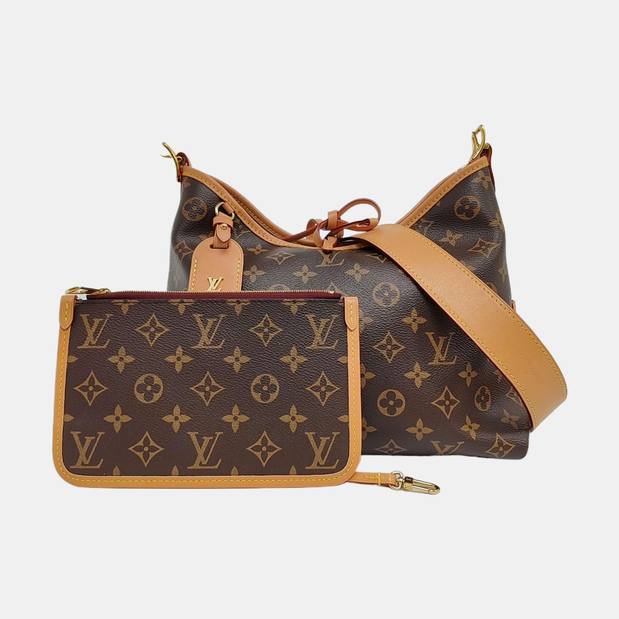 CARRYALL PM Monogram Coated Canvas Brown
