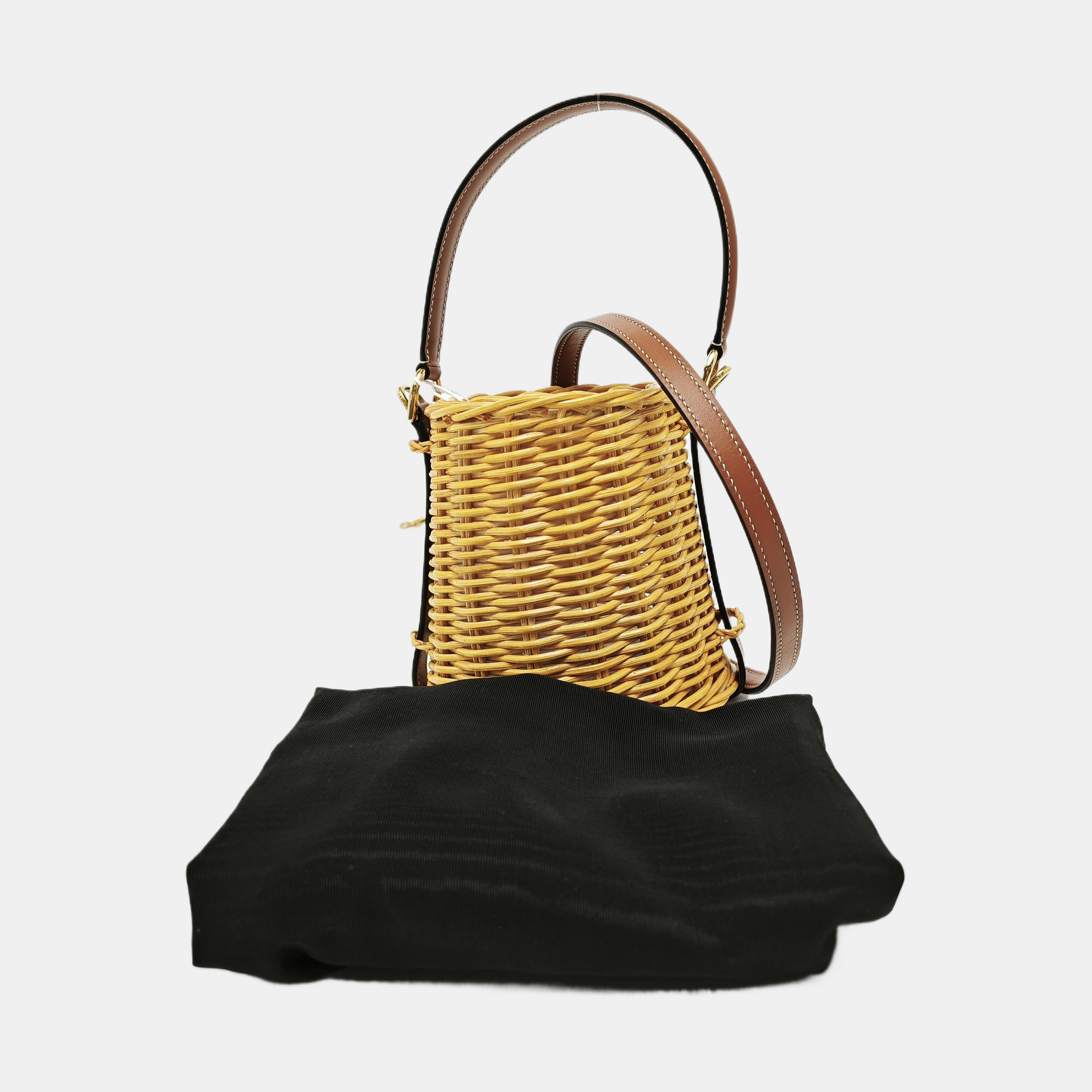 Leather Shoulder Bag Brown