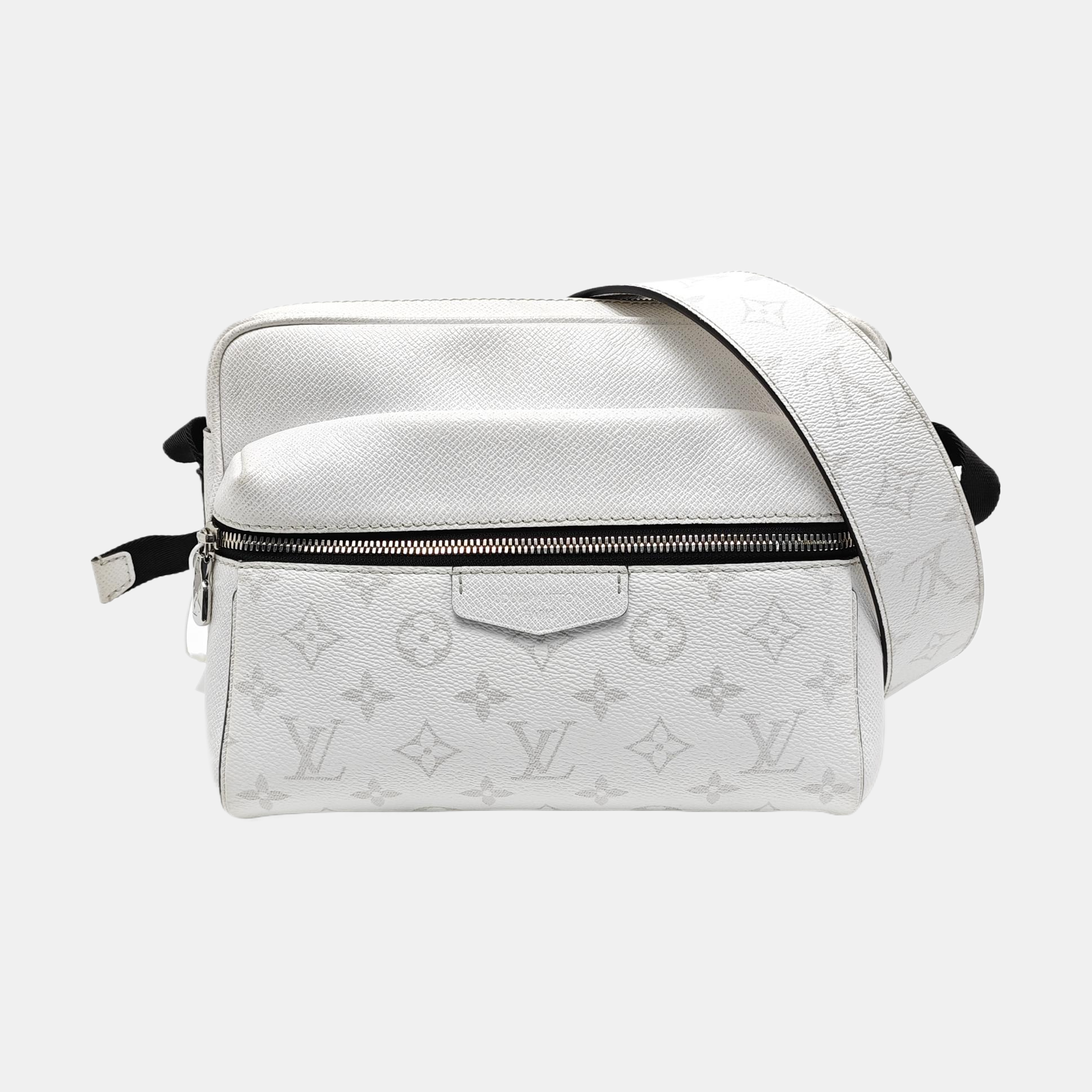 OUTDOOR PM Monogram Coated Canvas White