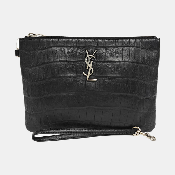 Calfskin Clutch Black