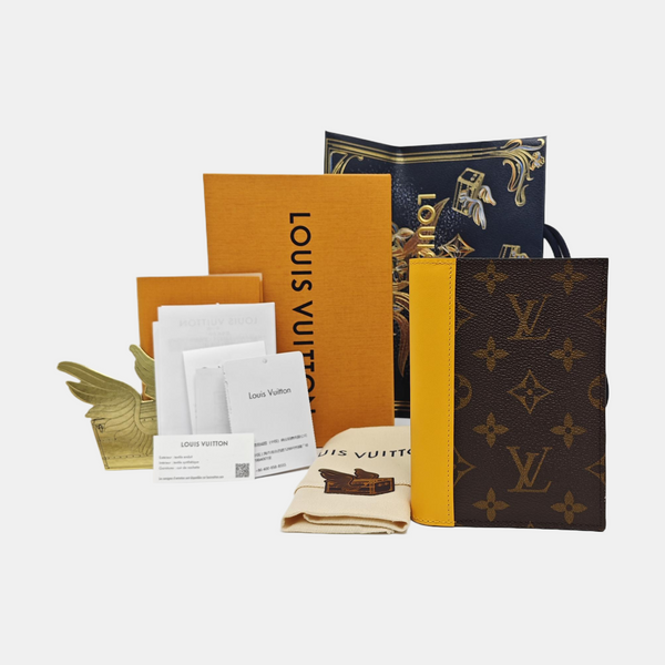 BRAZZA Monogram Coated Canvas Brown Card Holder