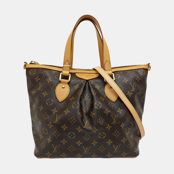 PALERMO PM Monogram Coated Canvas Brown