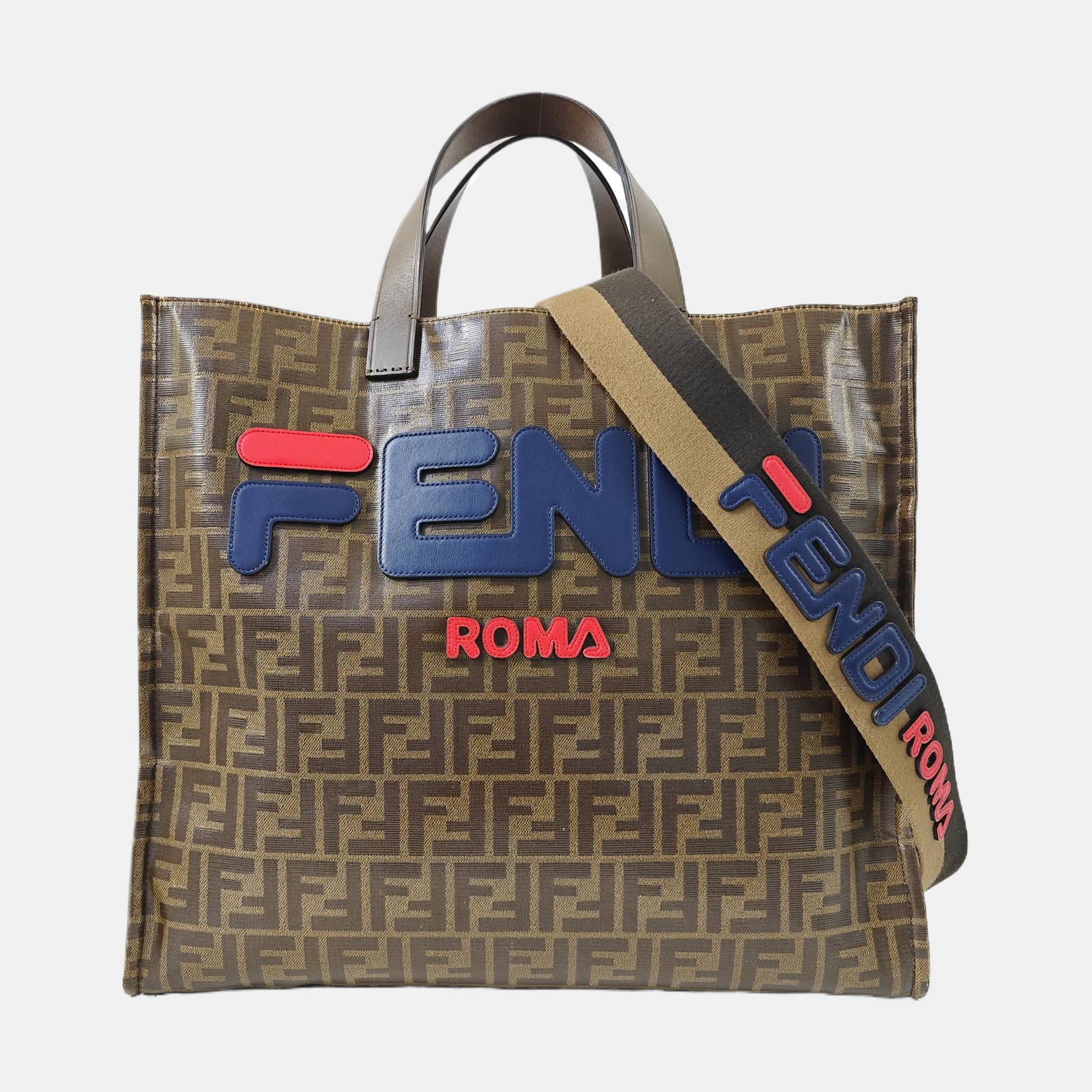 Mania Coated Canvas Brown