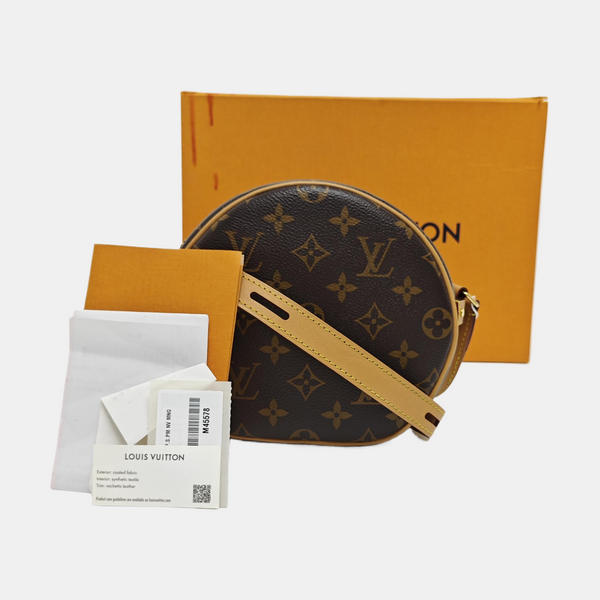 BOITE CHAPEAU PM Monogram Coated Canvas Brown