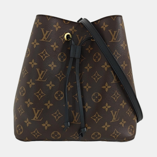 NÉONOÉ MM Monogram Coated Canvas Brown