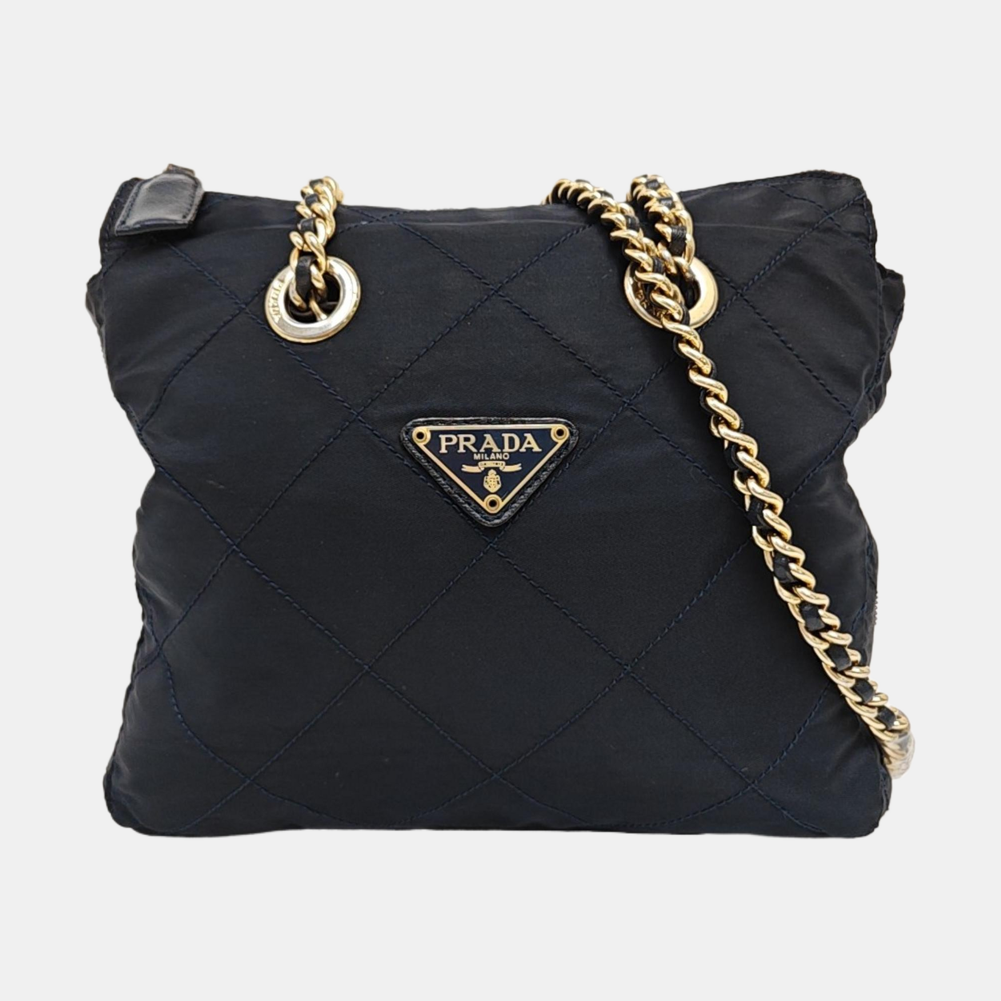 Re-Edition 1995 Chaîne Quilted Nylon Blue