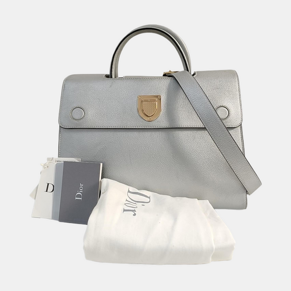 Diorever Calfskin Silver
