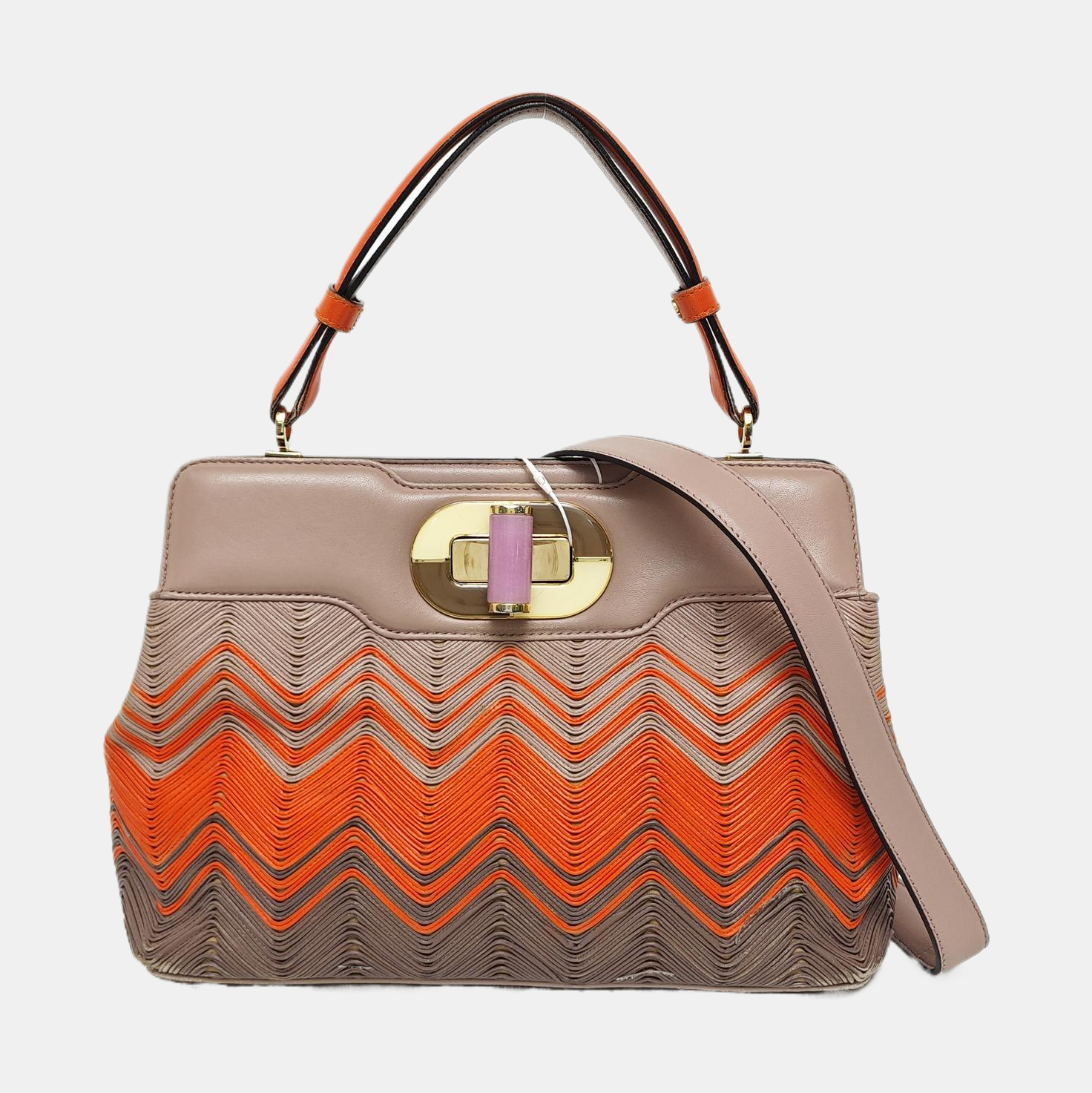 ISABELLA ROSSELINI Leather Beige
