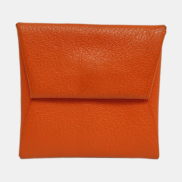 Bastia Chèvre Mysore Orange Card Holder