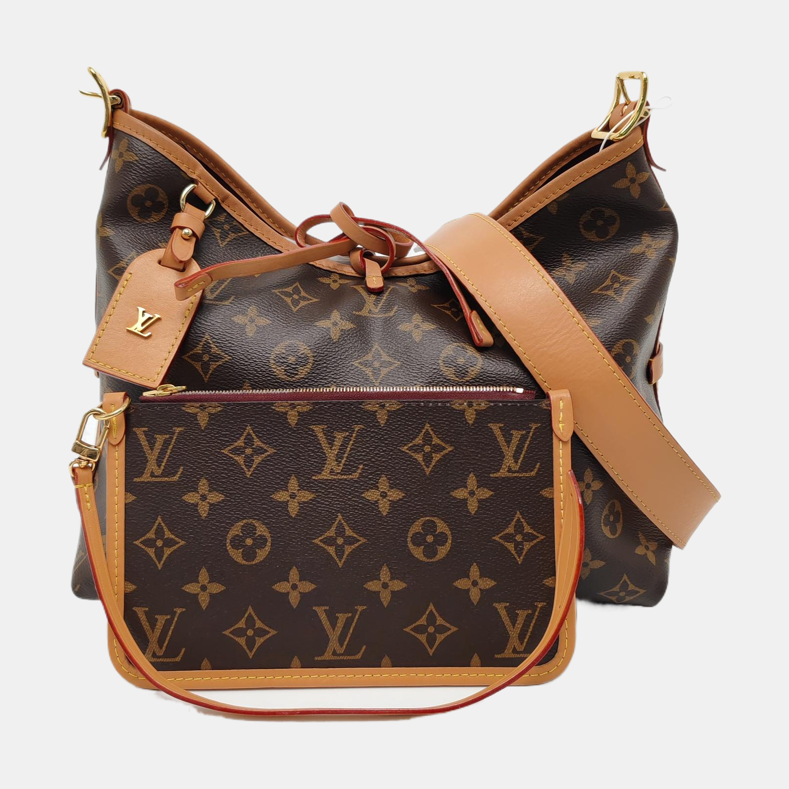 CARRYALL PM Monogram Coated Canvas Brown