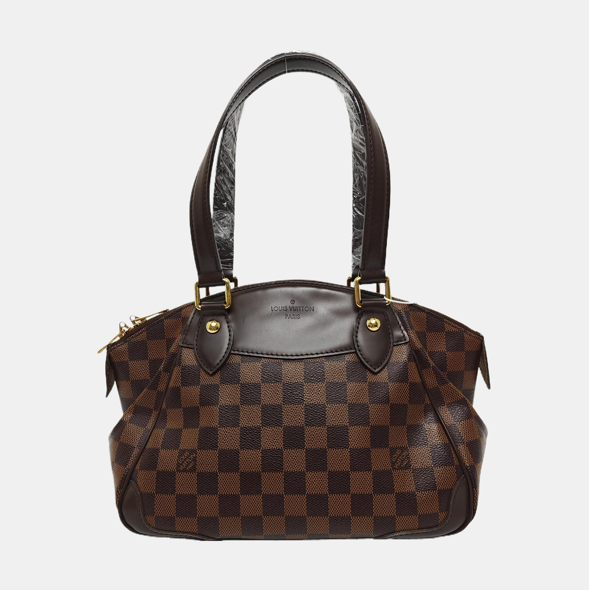 VERONA PM Lona Damier Ebene Marrón