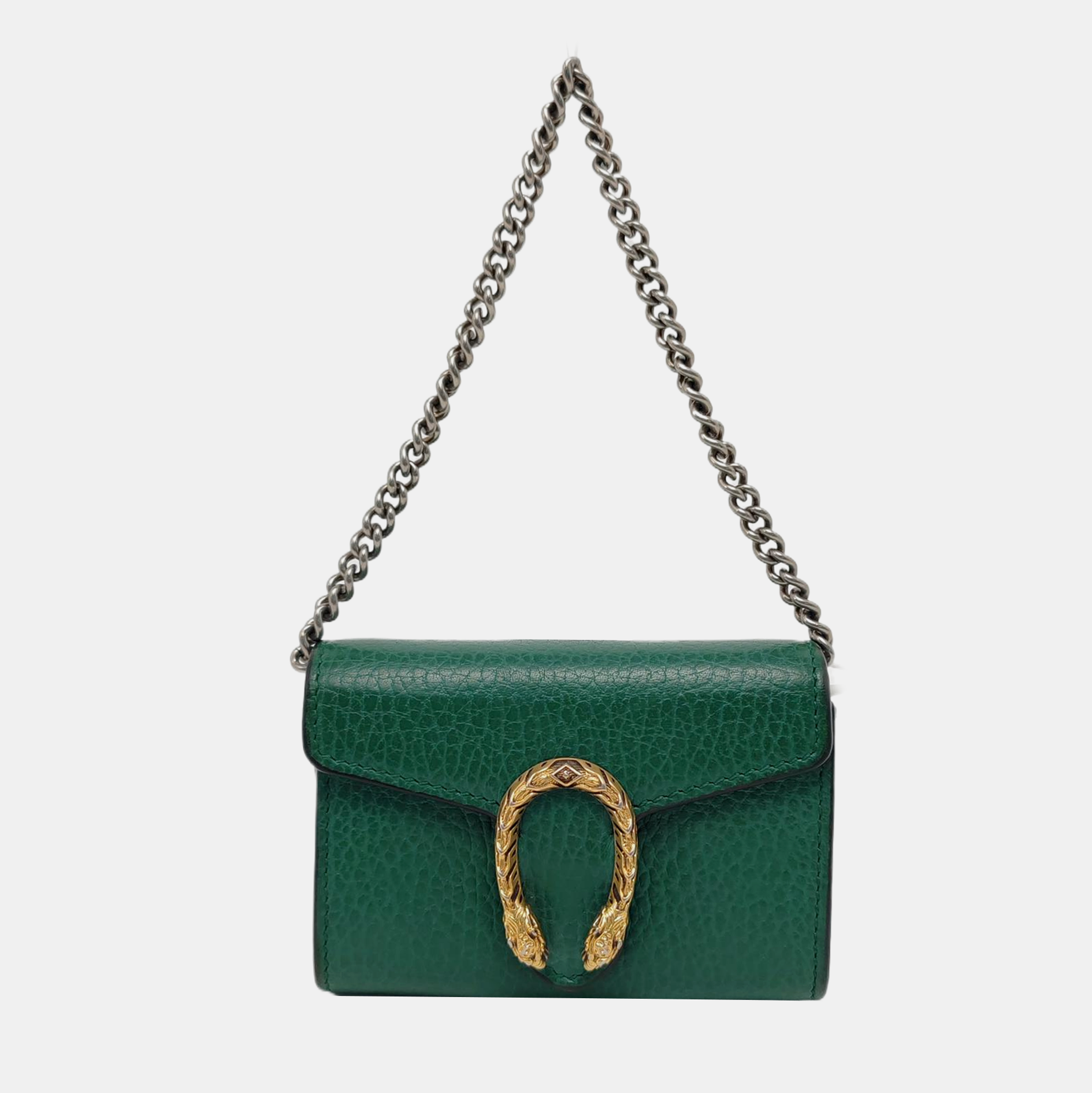 Authenticated pre-owned  Dionysus Calfskin Green - Top Handle Bag at Looply