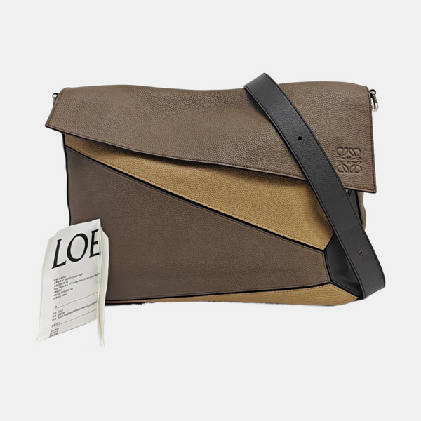 Puzzle Large Calfskin Brown