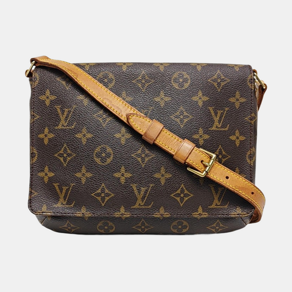MUSETTE TANGO Monogram Coated Canvas Brown