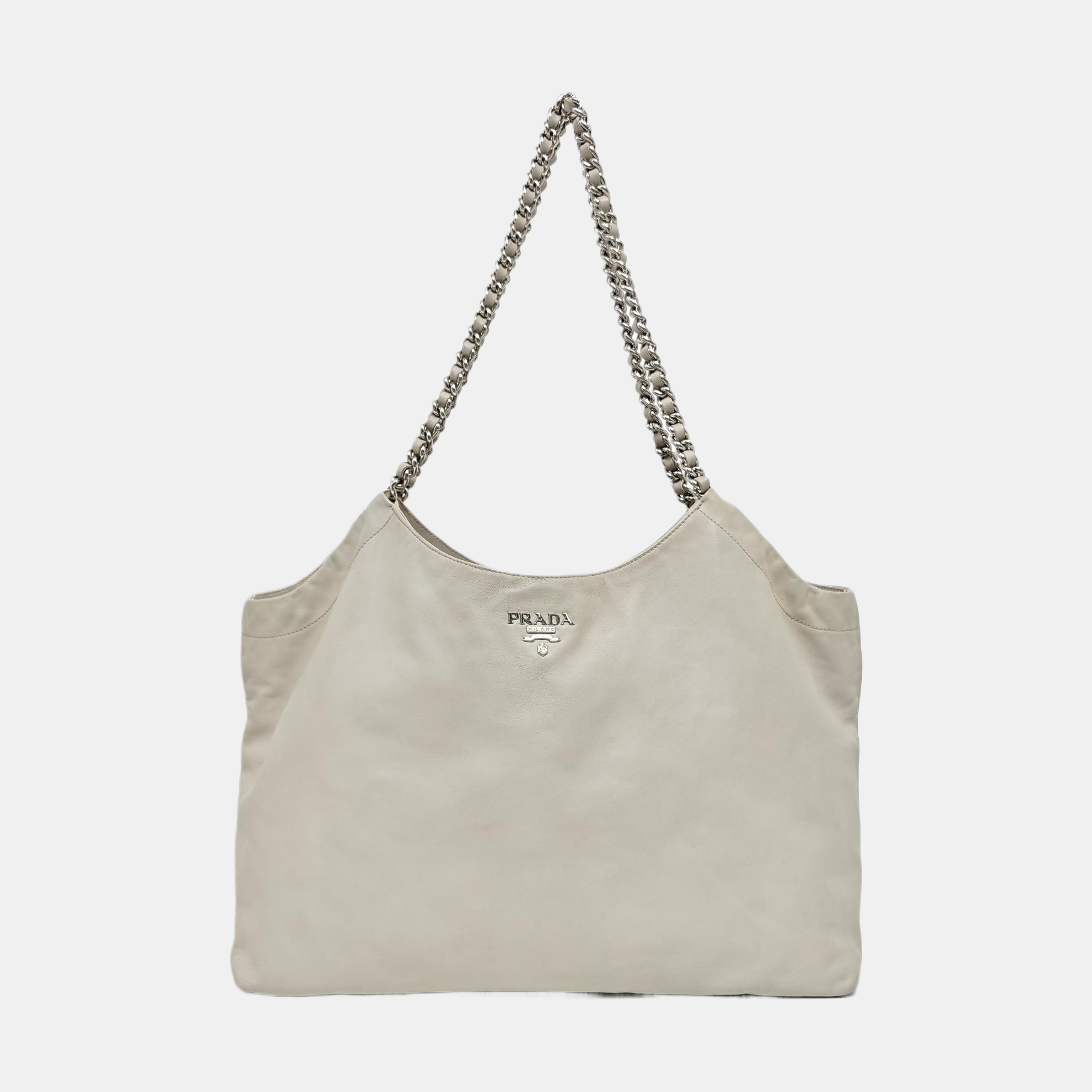 Calfskin Tote Bag Gray