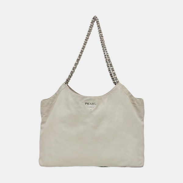 Calfskin Tote Bag Gray