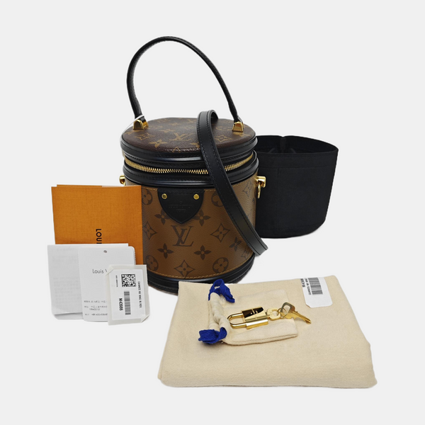 CANNES PM Monogram Coated Canvas Brown