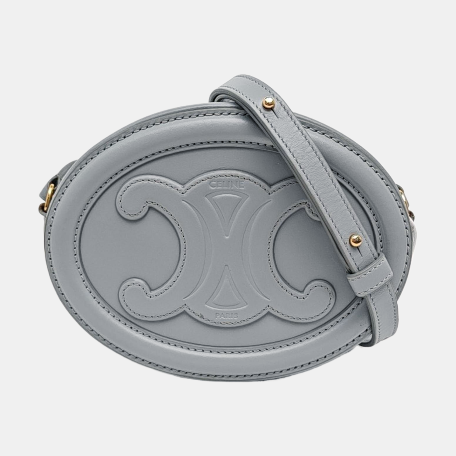 TRIOMPHE Mini Calfskin Blue