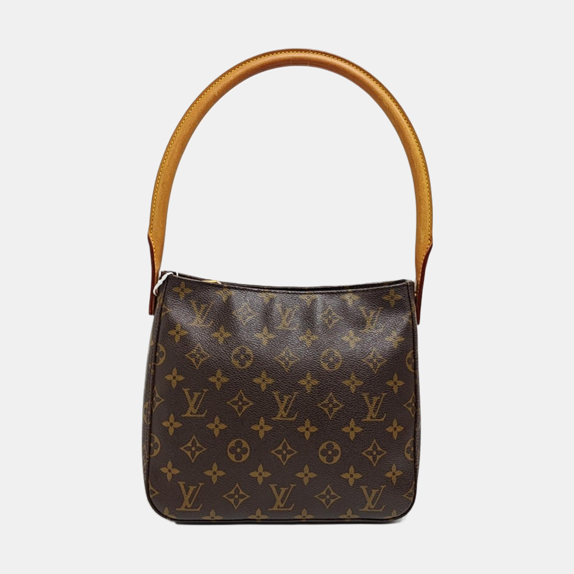 LOOPING MM Monogram Coated Canvas Brown