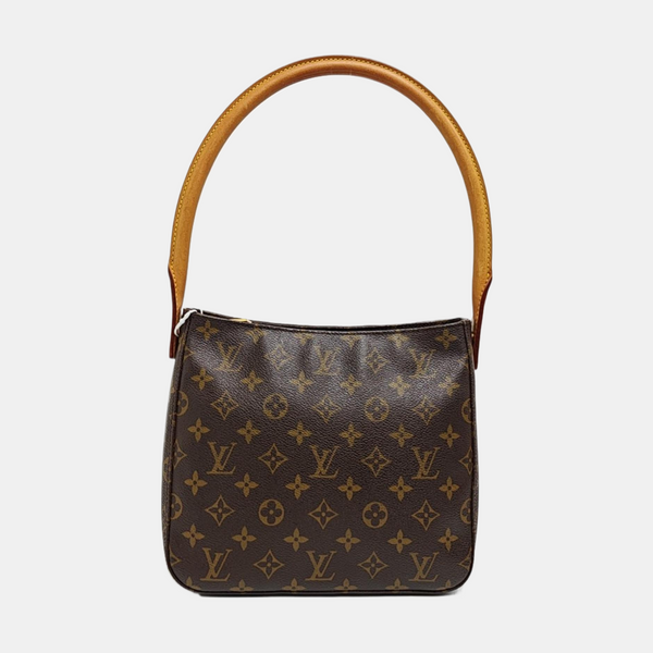 LOOPING MM Monogram Coated Canvas Brown