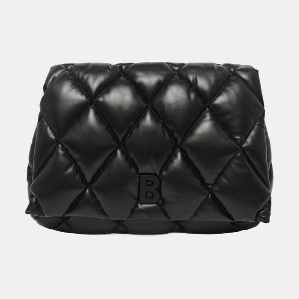 B. Quilted Calfskin Black