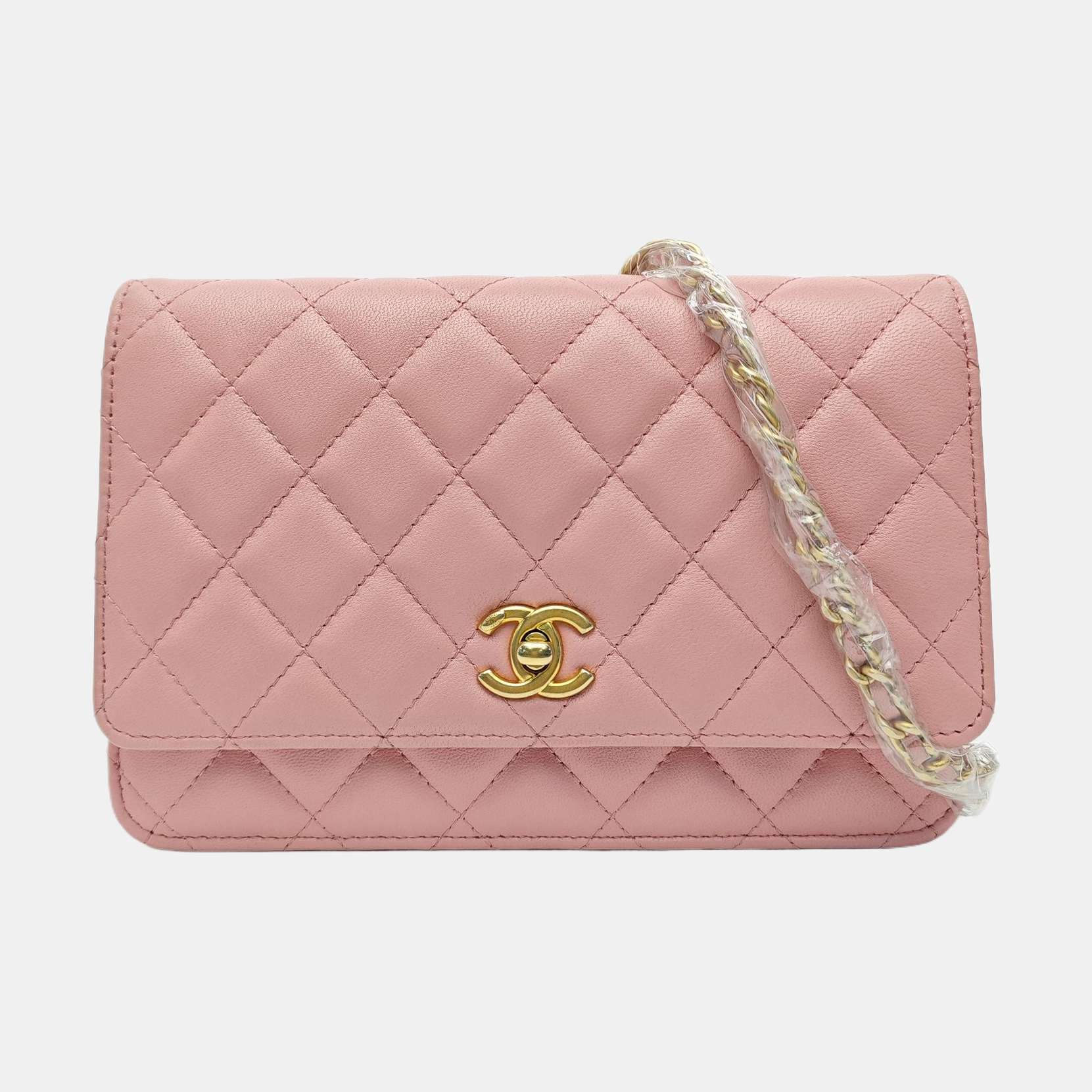 TRENDY CC Quilted Lambskin Pink