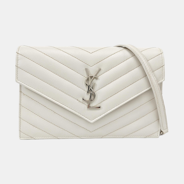 MONOGRAM WOC Chevron Calfskin Gray