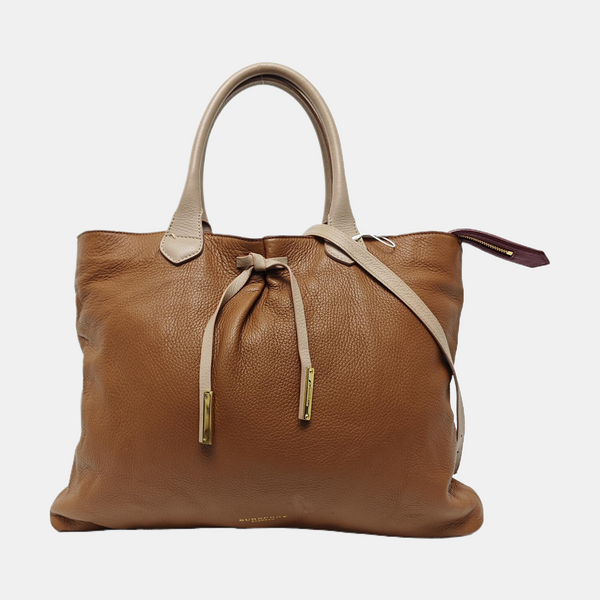 Calfskin Tote Bag Brown