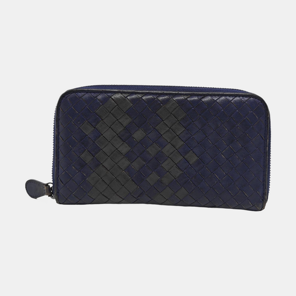 Lambskin Wallet Blue